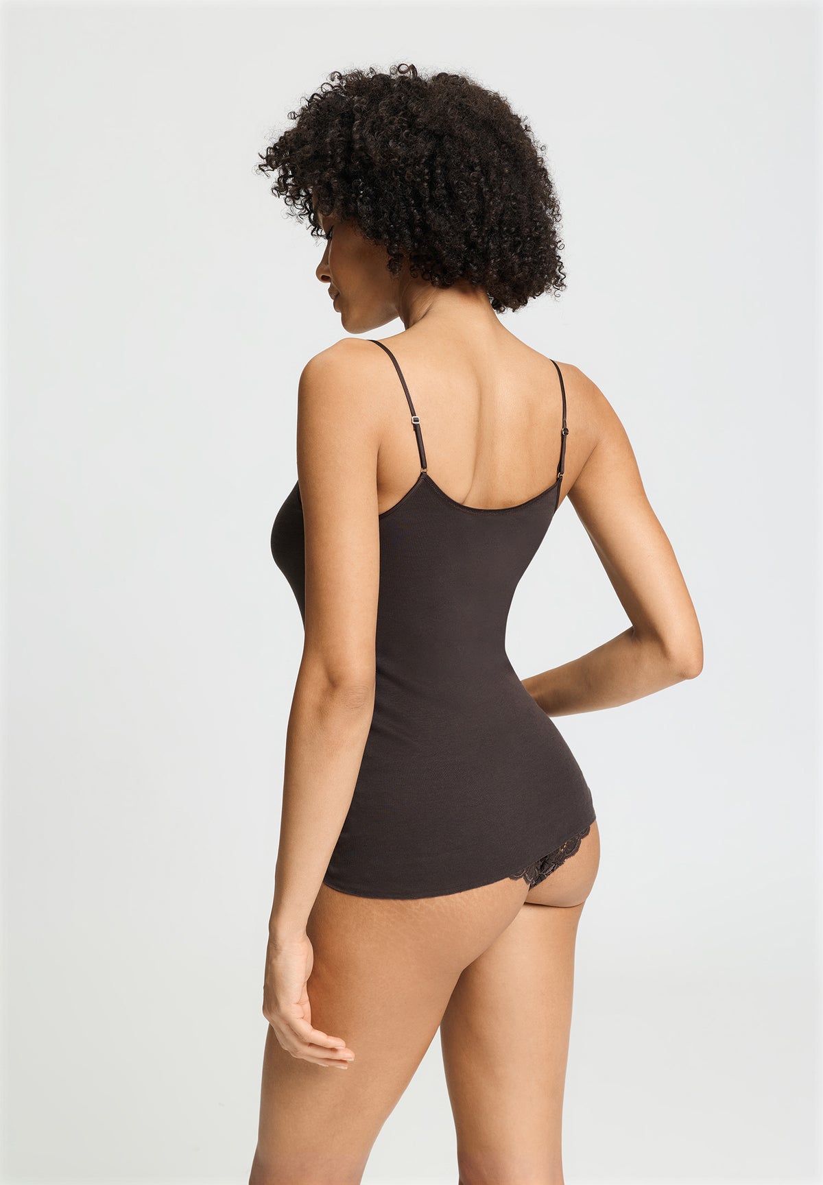 Cotton Seamless-Spaghetti Top