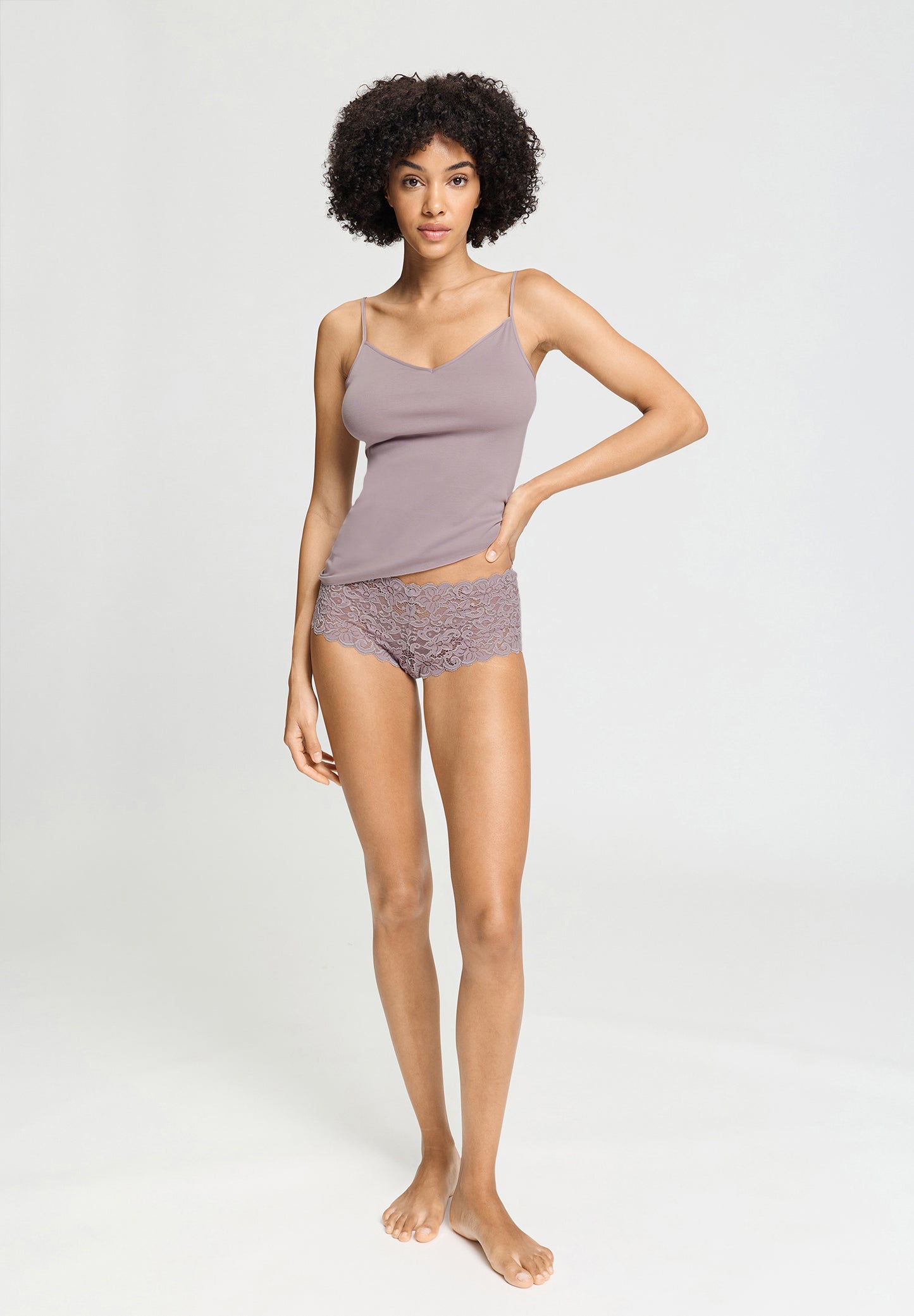 Cotton Seamless-Spaghetti Top