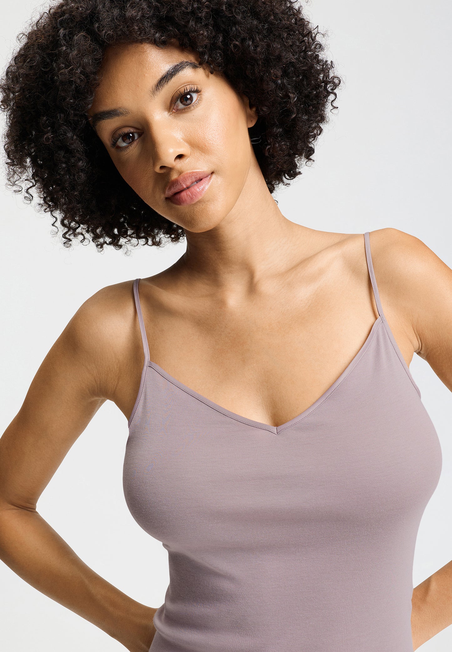 Cotton Seamless-Spaghetti Top
