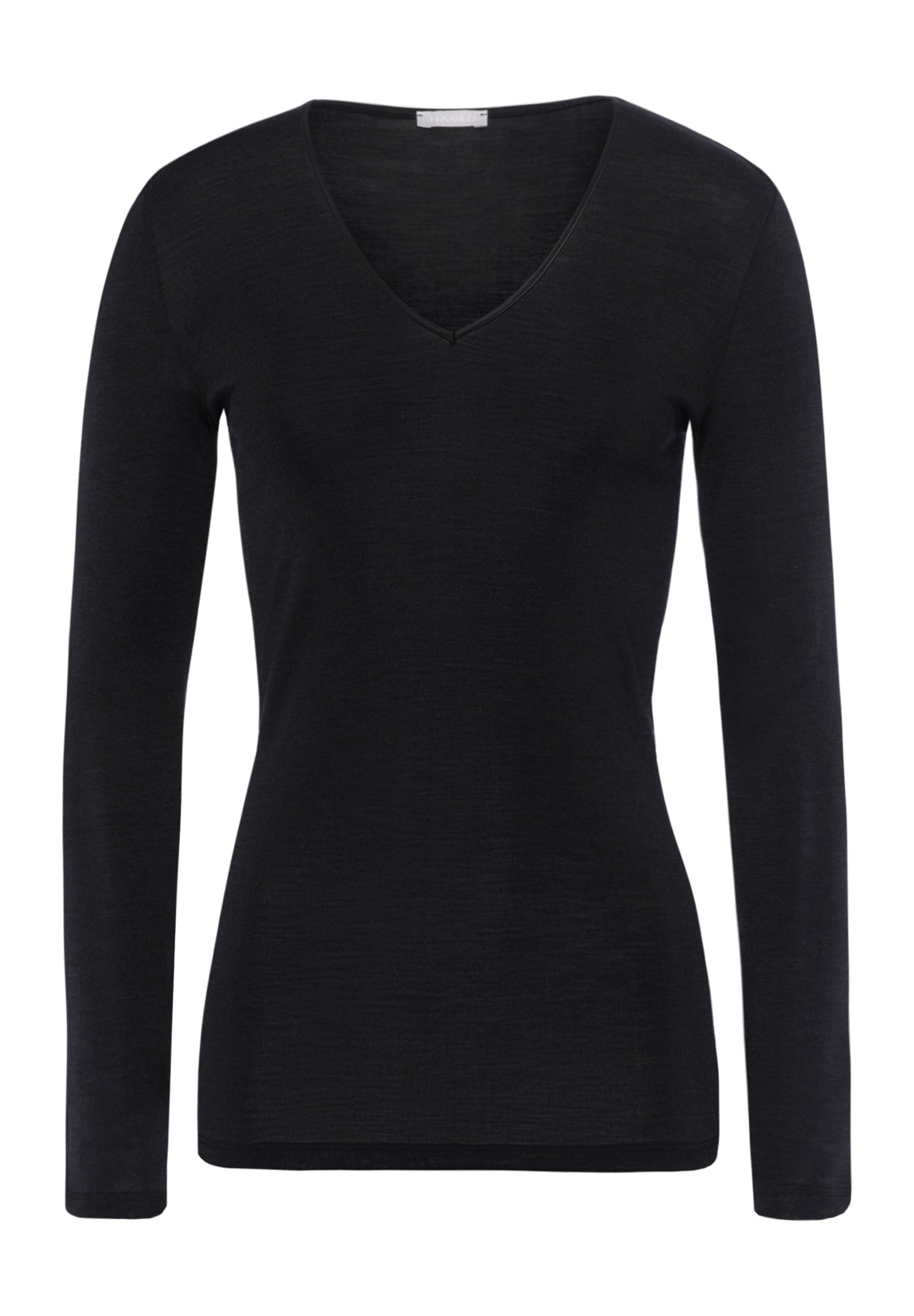 The Woolen Silk-L/Slv Shirt By Hanro in Black