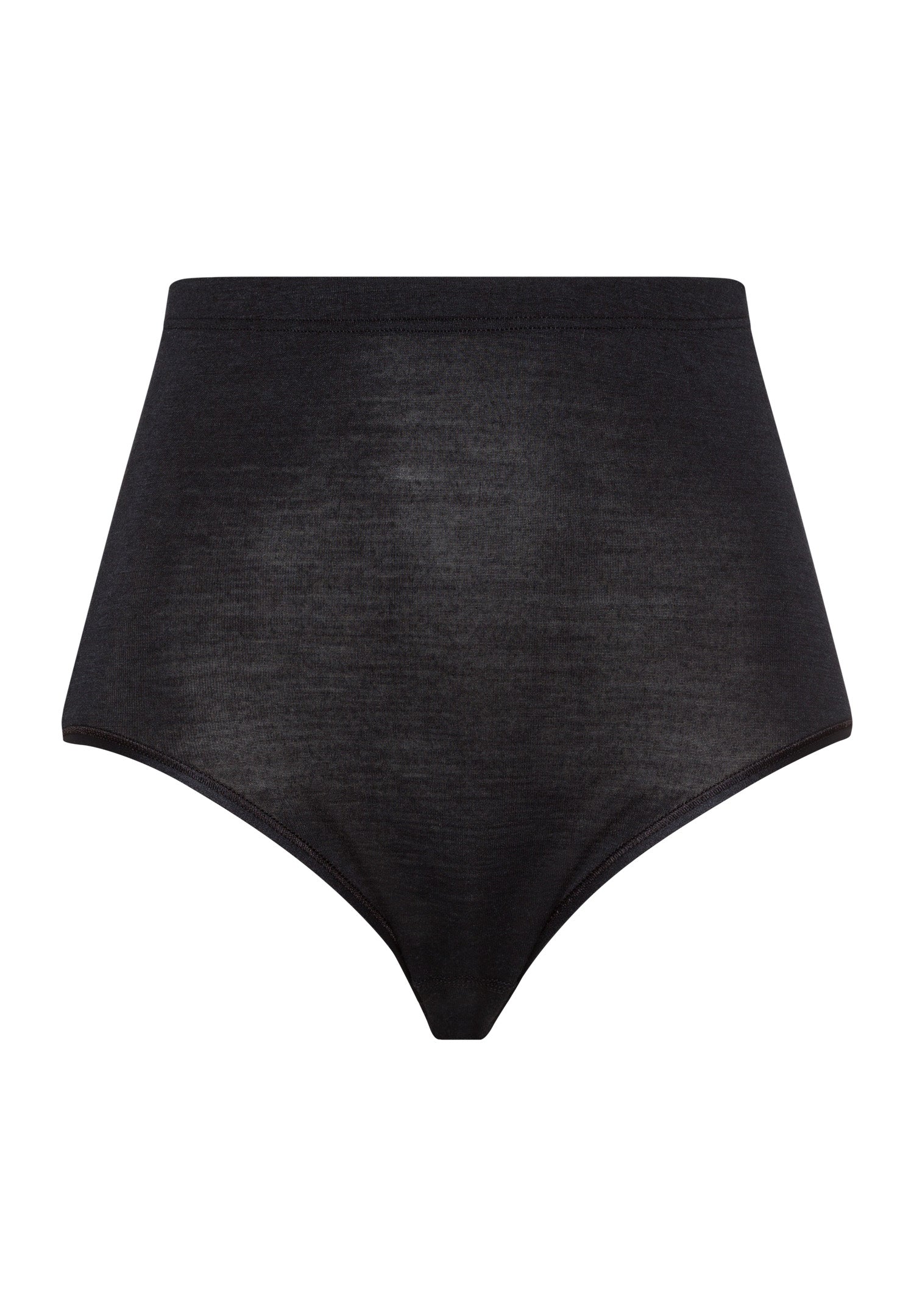 The Woolen Silk-Maxi Briefs By Hanro in Black