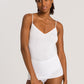 The Cotton Seamless-Spaghetti Top By Hanro in White