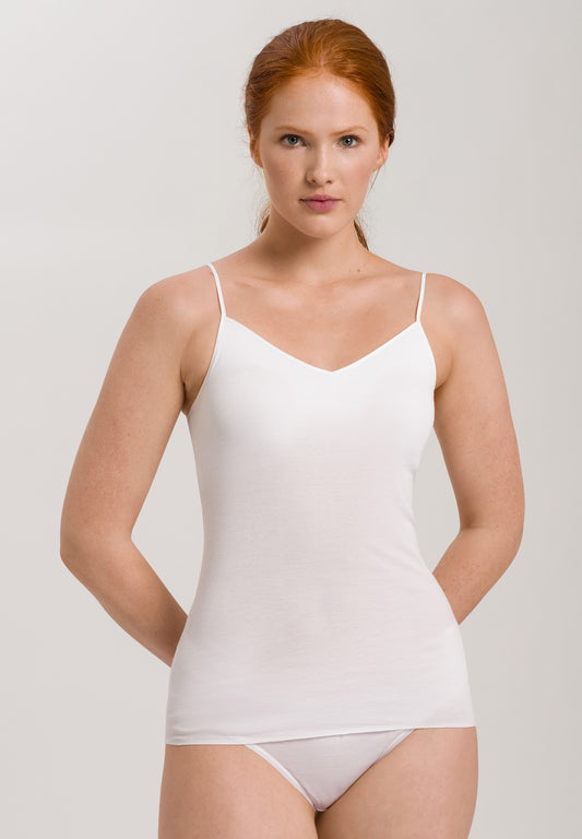 Cotton Seamless-Spaghetti Top Padded