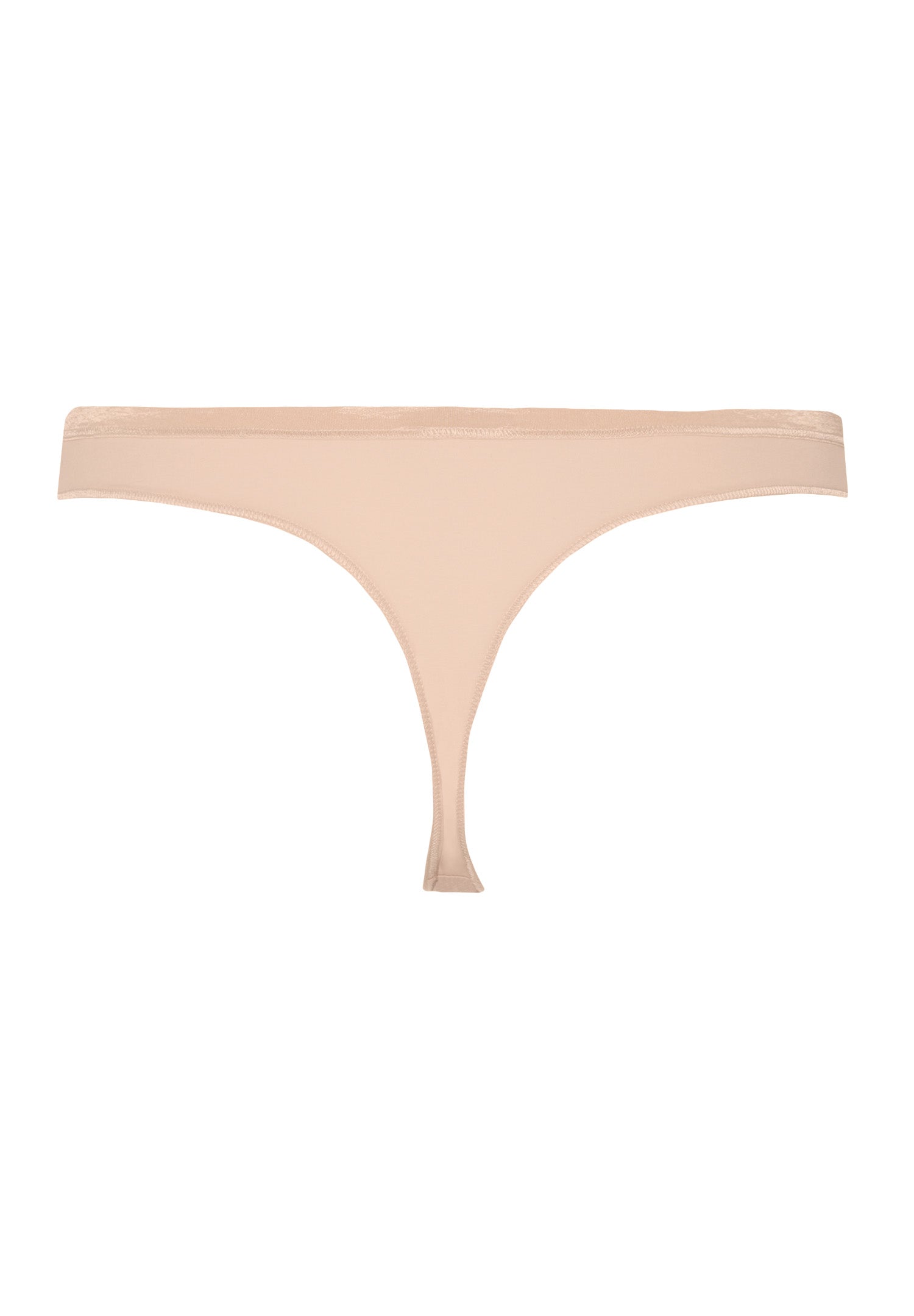 The Cotton Sensation-Thong By Hanro in Beige