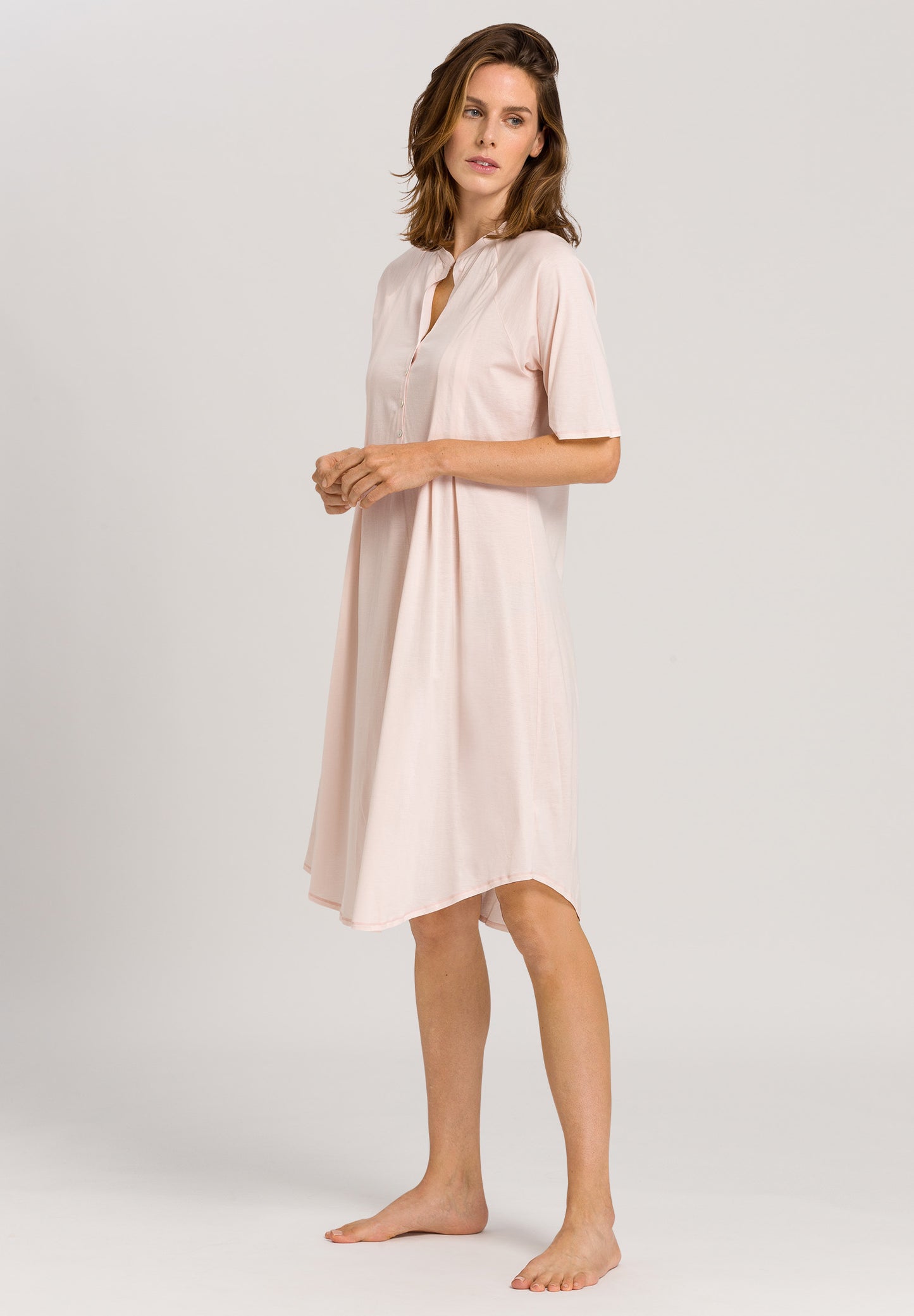 Cotton Deluxe-S/Slv Nightdress 100Cm