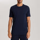 The Night & Day-Short Sleeve Shirt By Hanro in Deep Navy