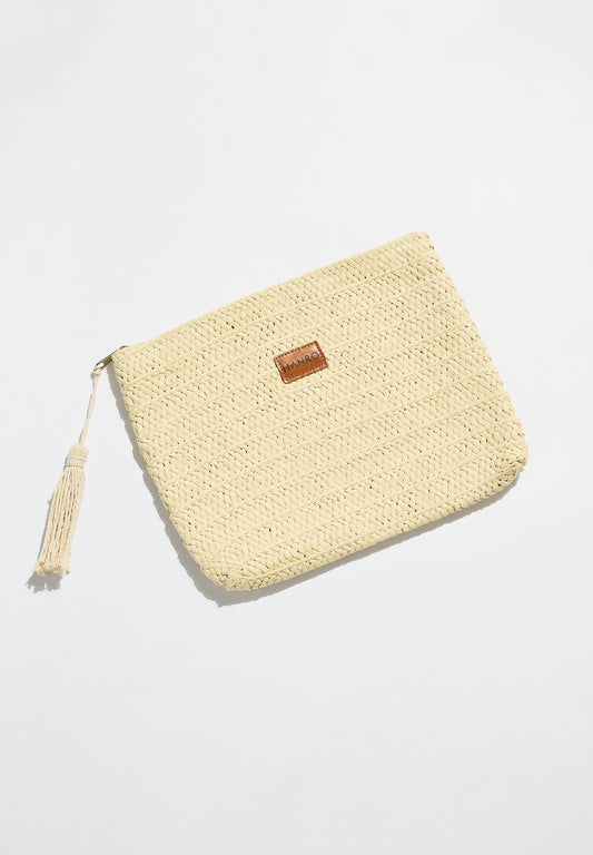 Hanro Straw Clutch Bag