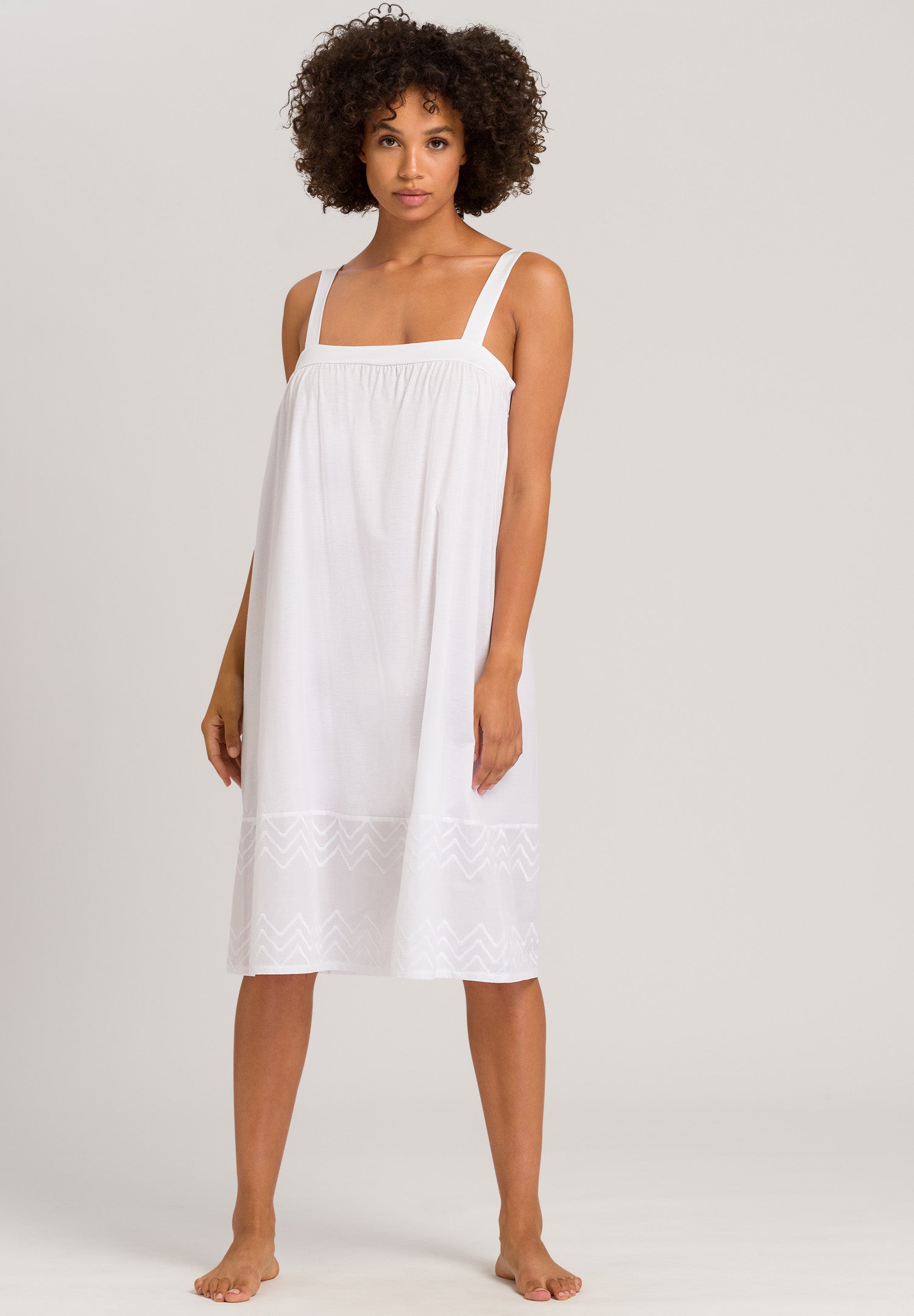HANRO Vivia Spaghetti Dress in White