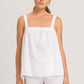 HANRO Vivia Sleeveless Short Pyjama in White