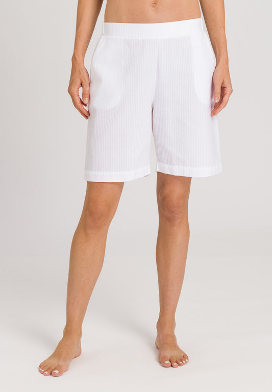 100% Cotton - Short Pants in Chalk Stripe | HANRO