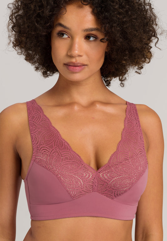 HANRO Janna Soft Cup Bra in Rosewood