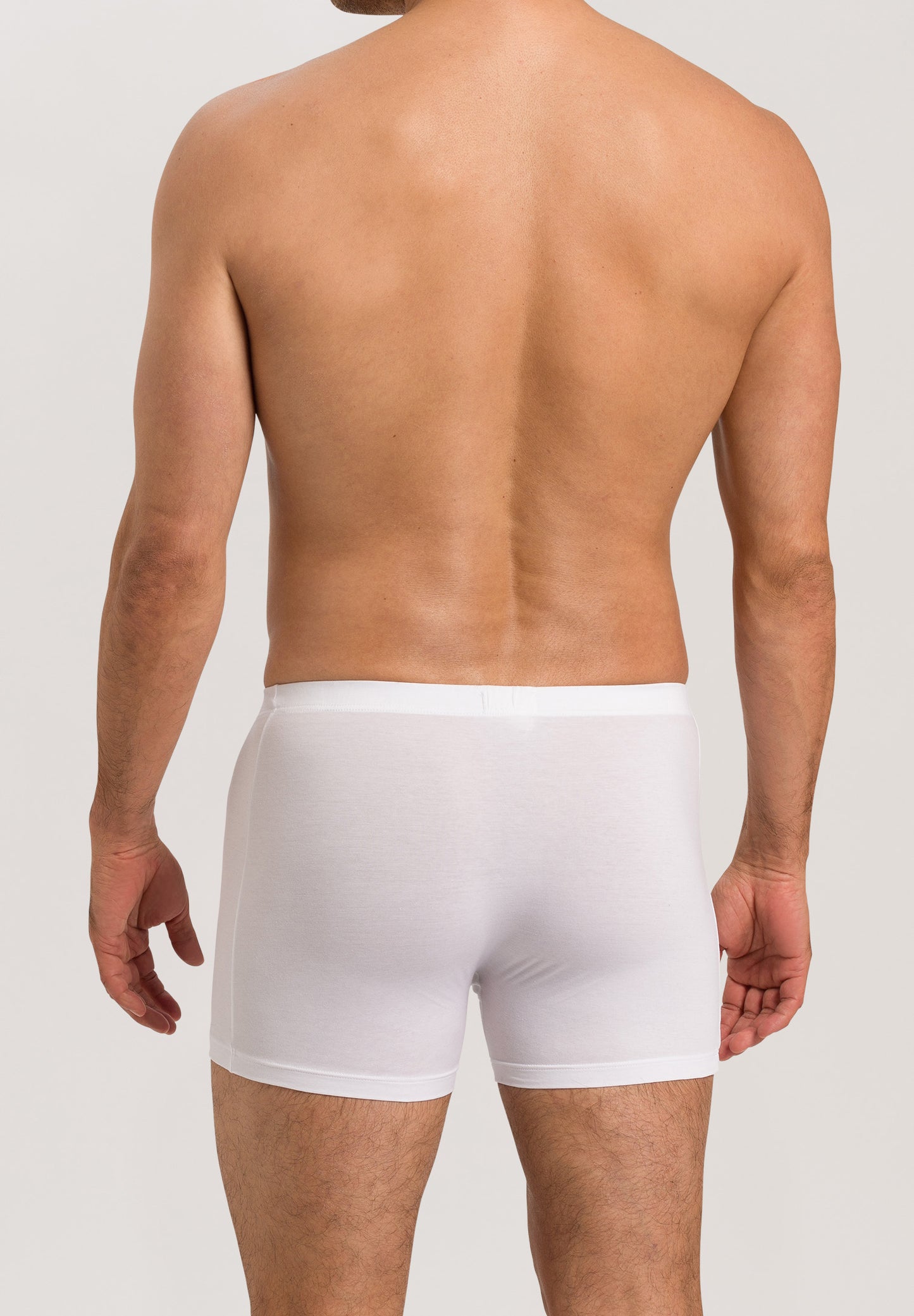 HANRO White Cotton Sensation brief with buttoned fly