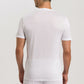 HANRO Mens Cotton Sporty V-Neck in white