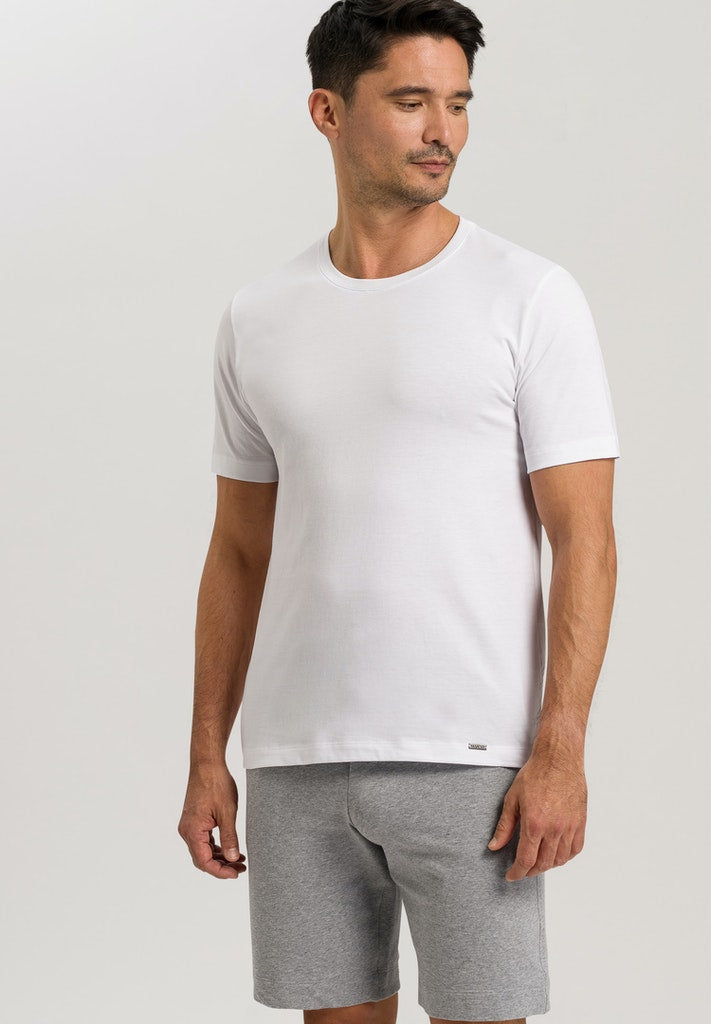 White Living Shirt - Men | HANRO