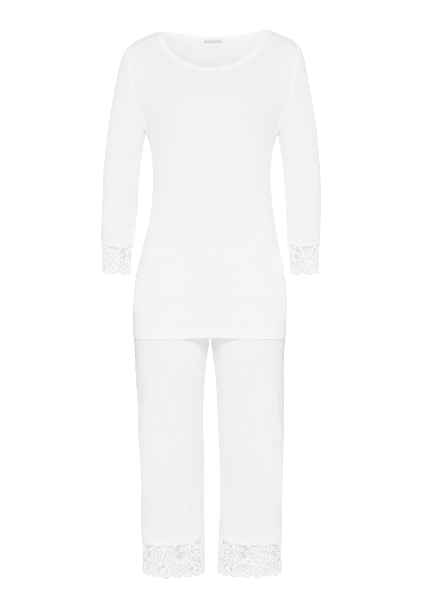 HANRO White Moments 3/4 Sleeve Pyjamas