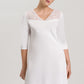 HANRO White Moments 3/4 Sleeve Nightdress
