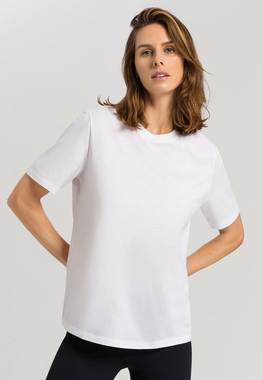 HANRO Womens Natural Shirt in white