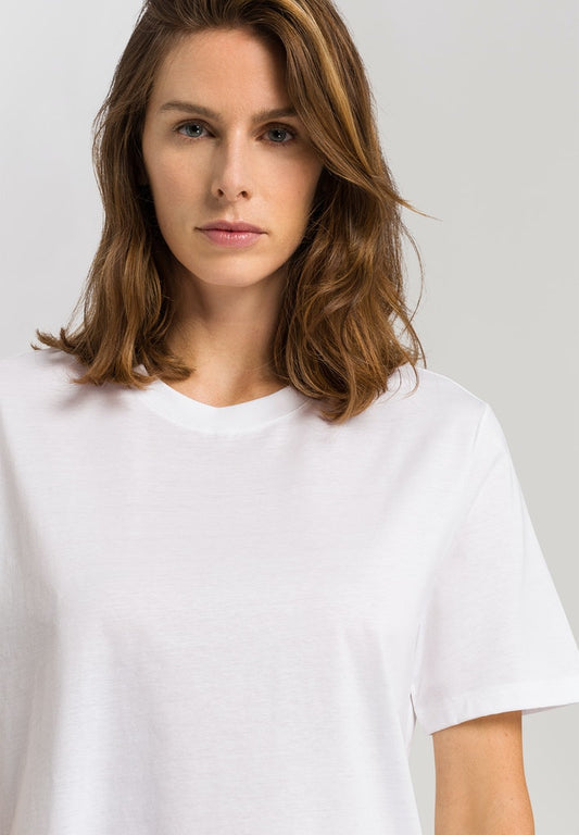 HANRO Womens Natural Shirt in white