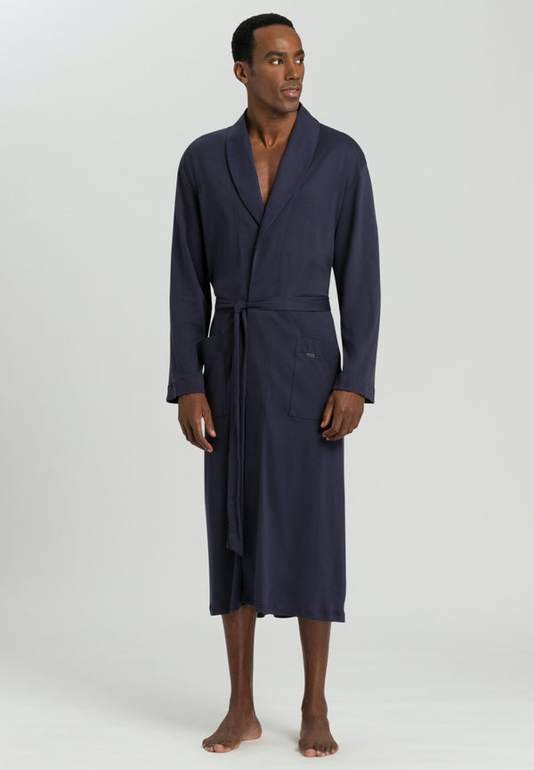Mens Robe in black iris HANRO HANRO AUSTRALIA