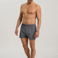 Boxer with Buttoned Fly - Grey Check | HANRO