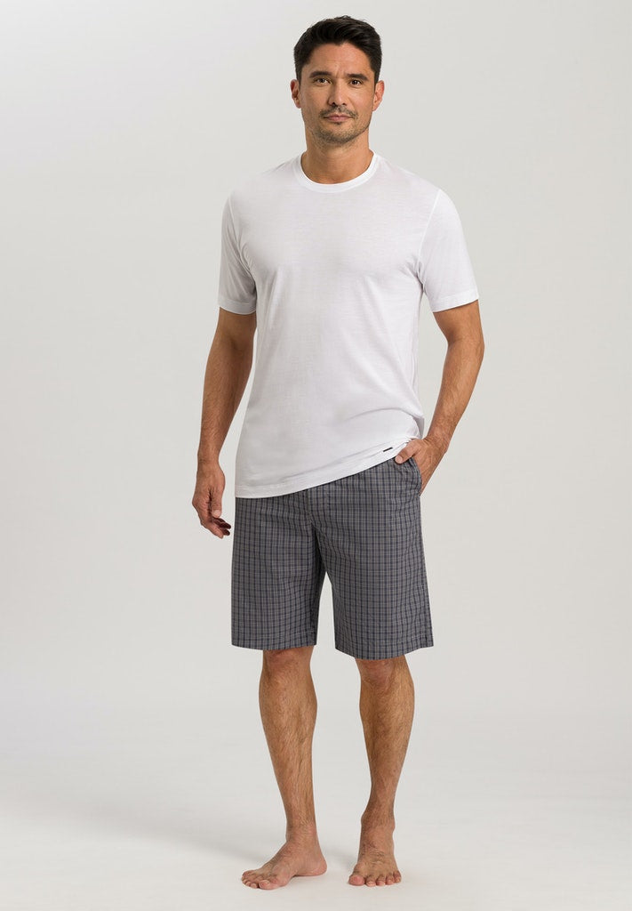 Grey hot sale checked shorts