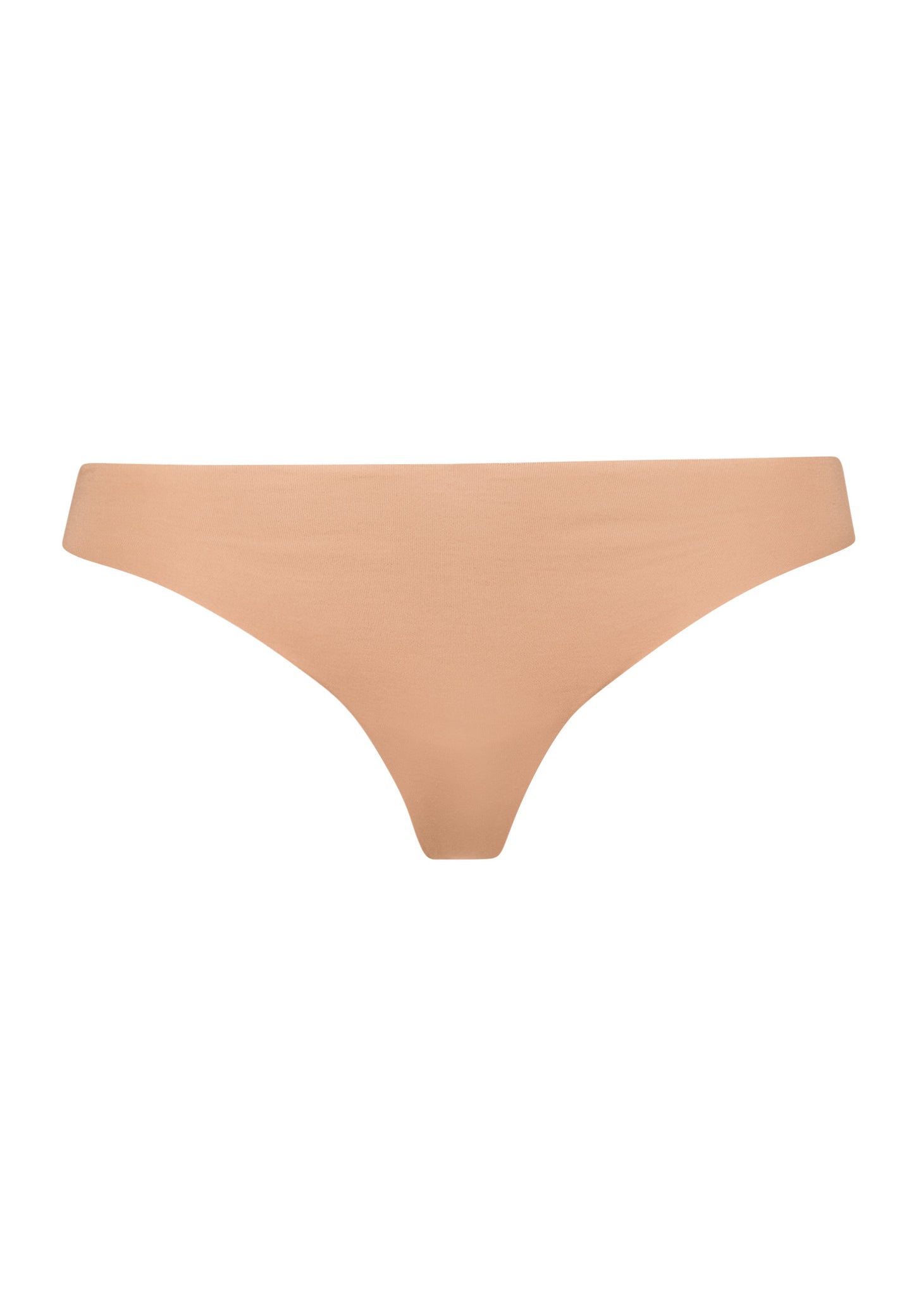 HANRO Beige Invisible Cotton Thong